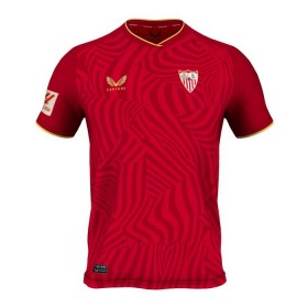 Koszulka Sevilla FC Wyjazdowe 2023-24 Koszulki Piłkarskie Krótki Rękaw